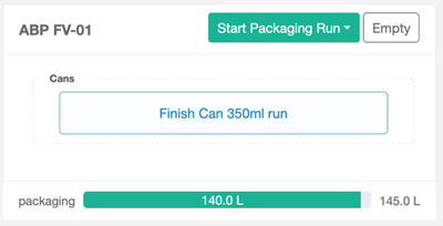 Finish Packaging Run