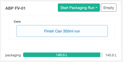 Finish Packaging Run