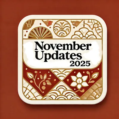 November Updates inspired by the Japanese Shichi-Go-San festival