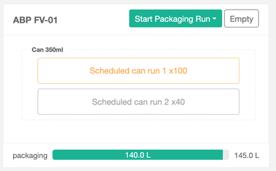 Packaging Run With Plans