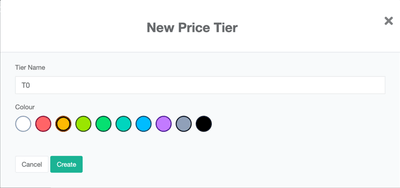 New Price Tier