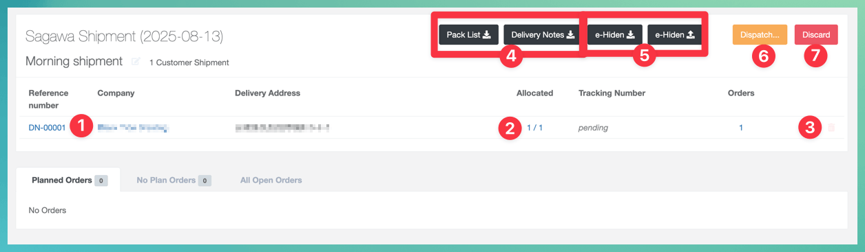 Shipment Options Overview